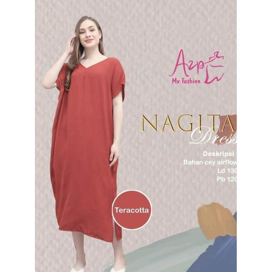 Nagita Dress / Dress Wanita / Baju Daster Wanita / Daster Polos / Piyama / Baju Wanita Airflow Tidur