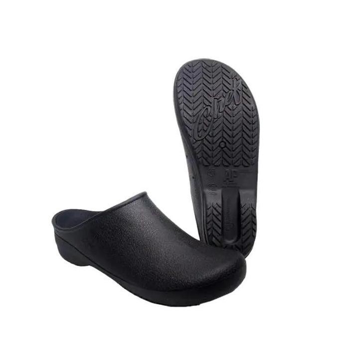 Sepatu Chef Sepatu Dapur Karet - Ap Chef Ap Rumah Sakit 38-45 Black - Ap Boots Hitam Pria Shoes