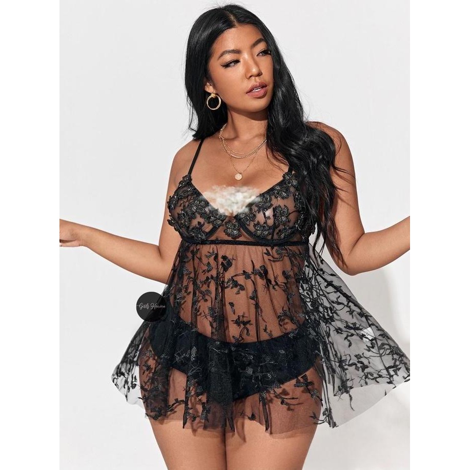 Ashley Sleepwear Bisa Big Size [ Girlsheaven_Id ]