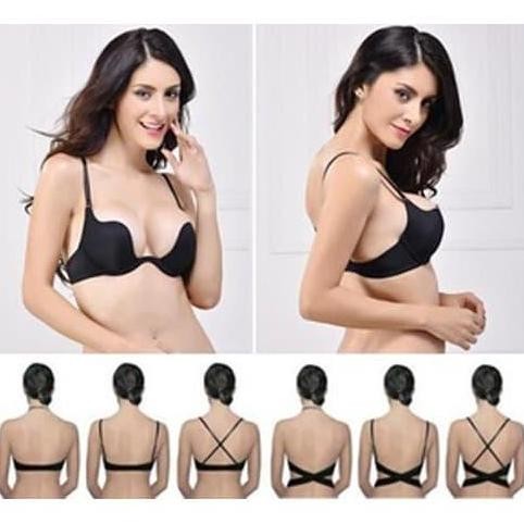 Bra Wanita V Bra Backless Ada Kawat Bh Push Up Bra Lembut A121