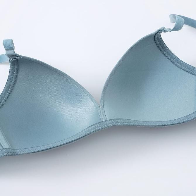 Young Curves Bra Contrast Jacquard Wireless C03-10355B