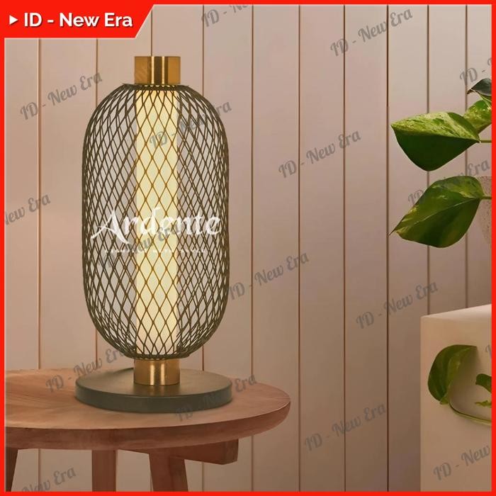 Lampu Meja  Table Lamp Modern Black Meja Kantor Meja Aesthetic Tinggi 26 Cm High Quality Produk Id-N