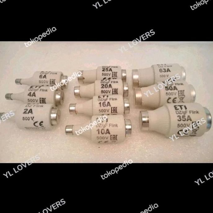 Likon fuse keramik/Sekring/Sikring batu keramik/Fuse botol/Fuse ETI