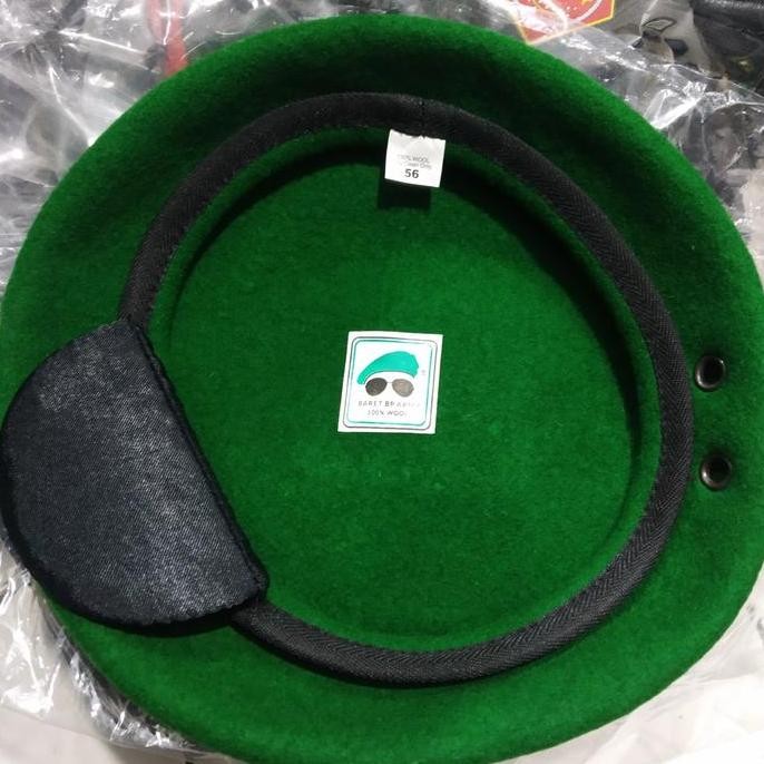 DV47 }} Baret hijau kacamata Eka Paksi BP Army TNI AD