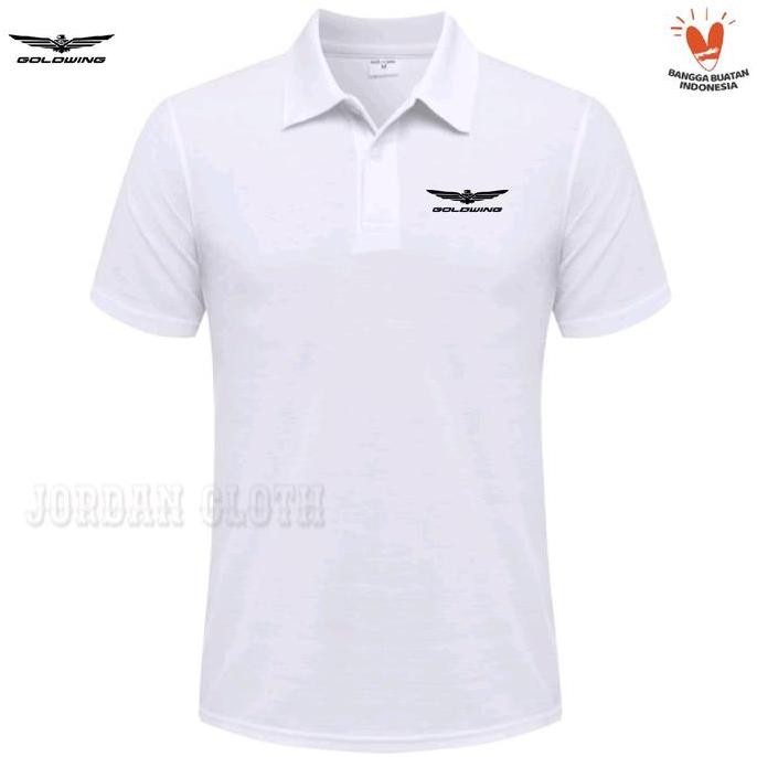 DF334>> Polo shirt Tshirt Kaos Kerah Honda Goldwing