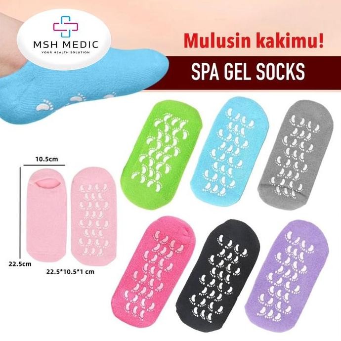 DF254>> Kaos Kaki Spa Gel Socks