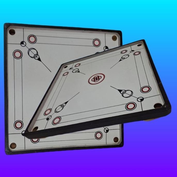 Promo KHUSUS GOJEK MEJA KARAMBOL SEDANG + BIJI KARAMBOL UKURAN 75X75 CM COD