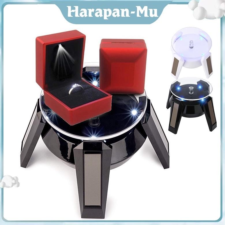 UGNDA Stand Display Putar Rotating Solar Display Stand Kaki Pendek Pajangan Putar 360 Display Cincin