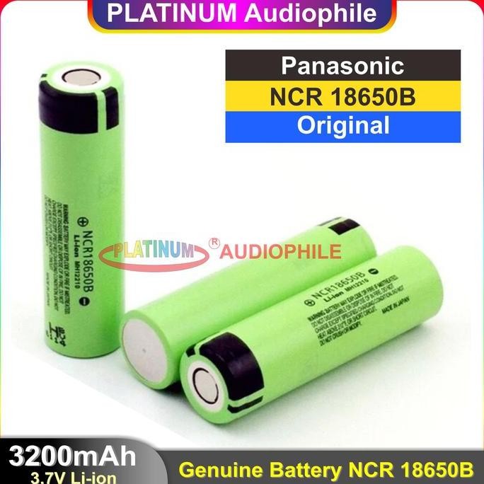 Baterai 18650 Panasonic NCR18650B Original Battery NCR 3000MAH 3200MAH
