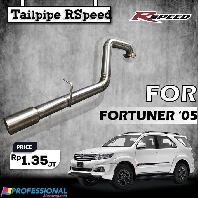 Promo aksesoris knalpot Tailpipe Fortuner VNT COD