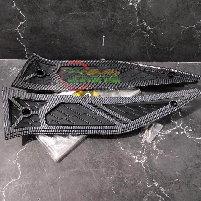 Bordes Karpet Pijakan Kaki Aerox 155 Carbon Nemo Floorboard Pijakan Kaki Aerox 155 2017-2020 Old