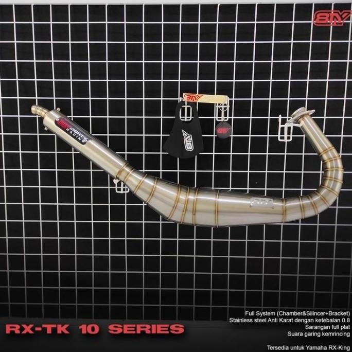 * Knalpot RX King Telo Kobra 3v3 stainless steel 8TY Eighty *