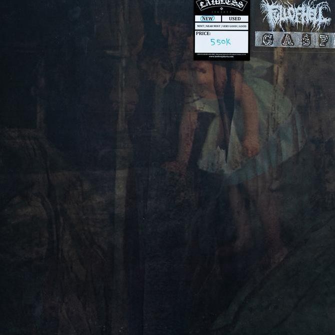 FULL OF HELL / GASP - SPLIT LP - VINYL/PIRINGAN HITAM Rare Koleksi Original
