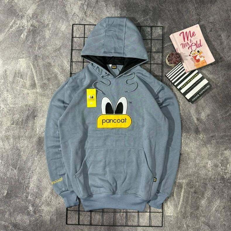Ready_Stock_Cod Pancoat - Sweater Hoodie Bordir Full Tag / Hoodie Dewasa Size M-Xl Pria&Wanita Ua-86