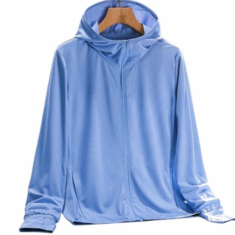 Cod Jaket Mesh Hoodie Uv Protection Menyerap Keringat Fg-7