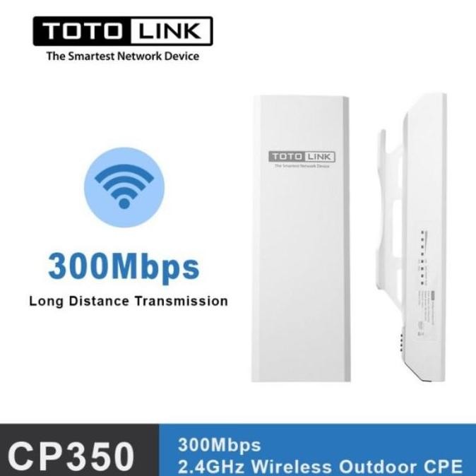 TERMURAH - TOTOLINK CP350 300Mbps 2.4GHz Wireless Outdoor CPE CP350_GFO