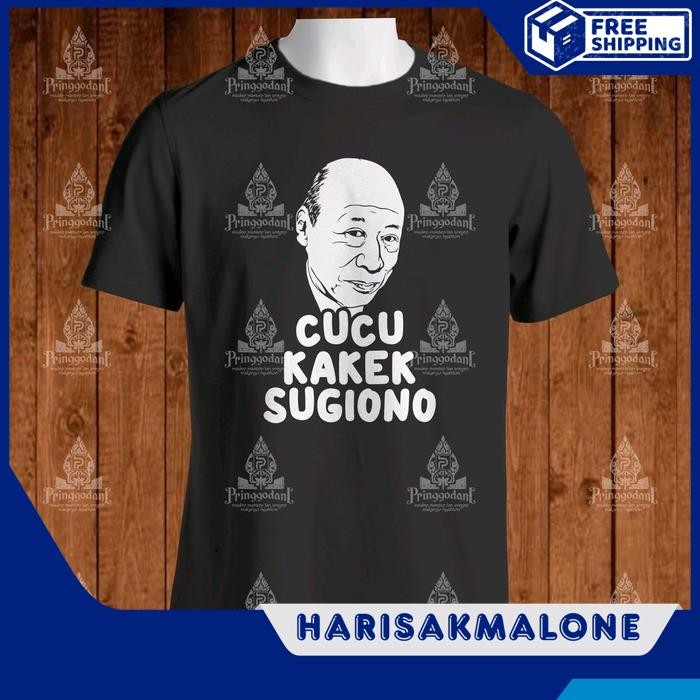 BERKUALITAS KAOS TSHIRT BAJU COMBED 30 DISTRO CUCU KAKEK SUGIONO POLOS CUSTOM INDONESIA PRIA WANITA 