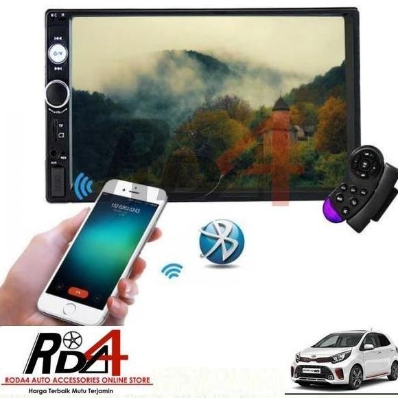 Tape Mobil Head Unit Double Din Mirror Link Android Picanto Kia HIGH QUALITY