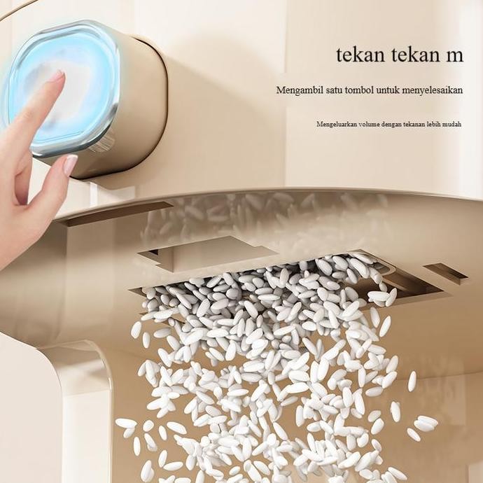 5/10KG/20kg  {Menghasilkan nasi secara otomatis} Dispenser Beras Wadah Beras Tempat Penyimpanan Bera