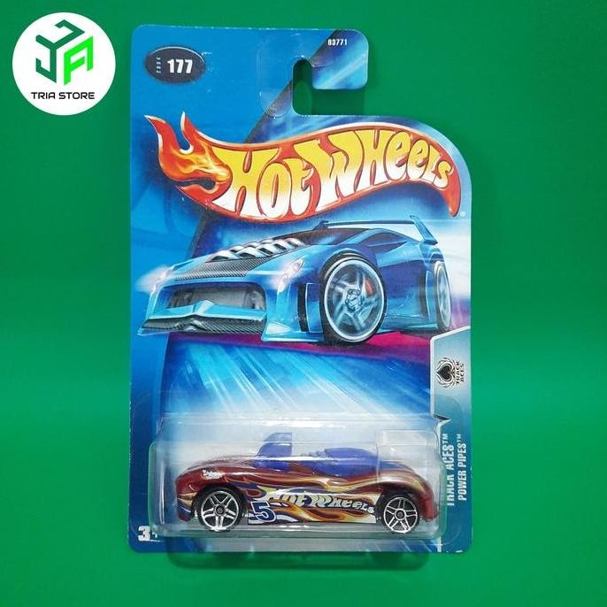hotwheels power pipes track aces red