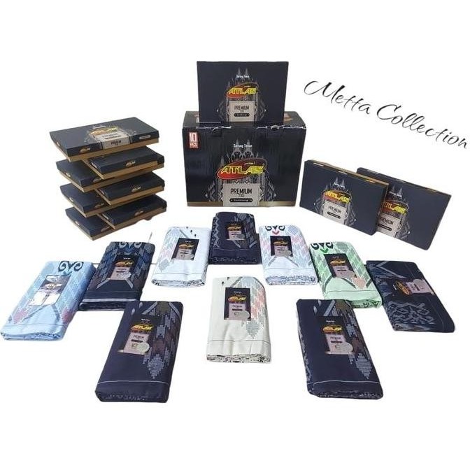 READY STOCK SARUNG ATLAS PREMIUM GOLD 735 KEMBANG 