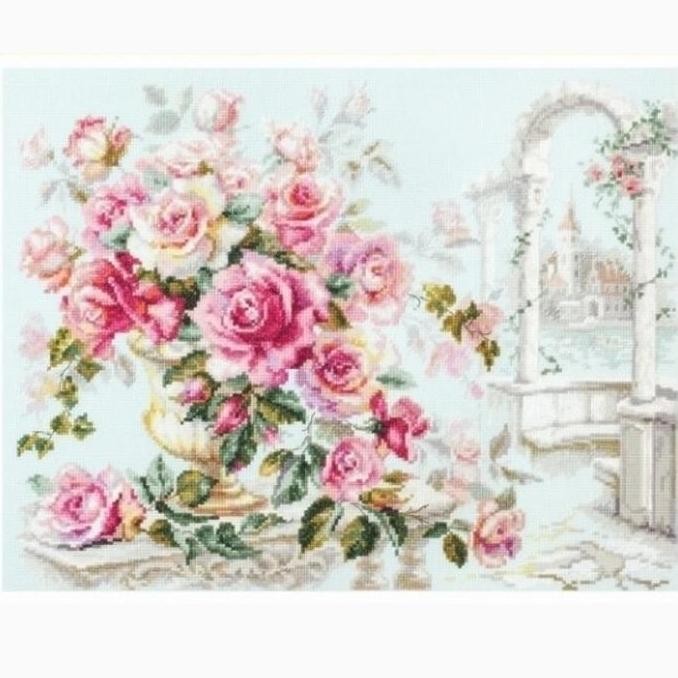 paket kristik bunga mawar kerajaan