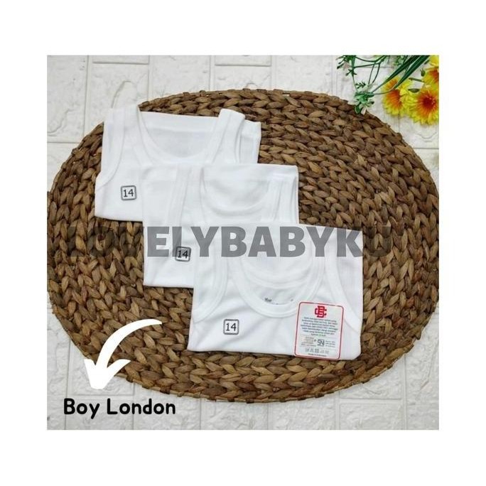 KAOS DALAM ANAK/KAOS DALAM BOY LONDON/SINGLET PUTIH POLOS