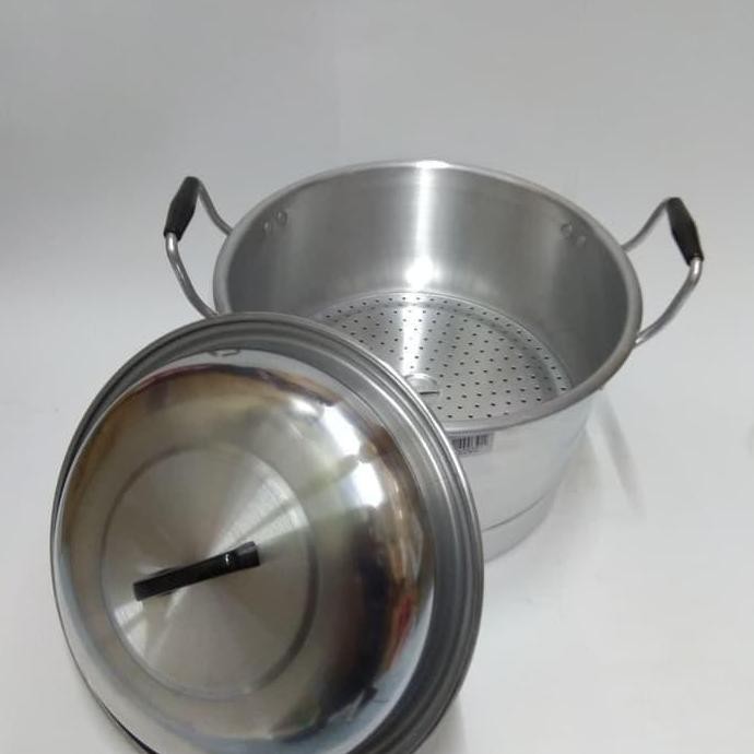 Panci Sarang Serbaguna Orchid - Panci Langseng Aluminium 24