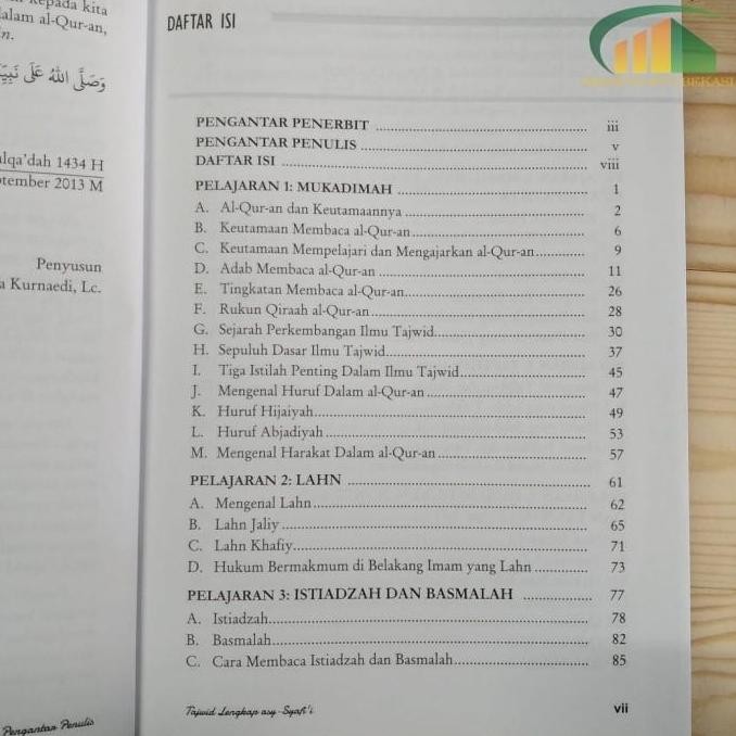 Buku Metode Ilmu Tajwid Lengkap & Praktis Pustaka Imam Asy Syafii Original