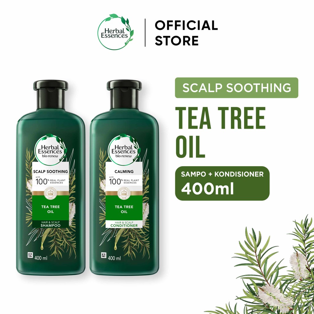 Herbal Essences Tea Tree Oil 400ml Shampoo + Conditioner