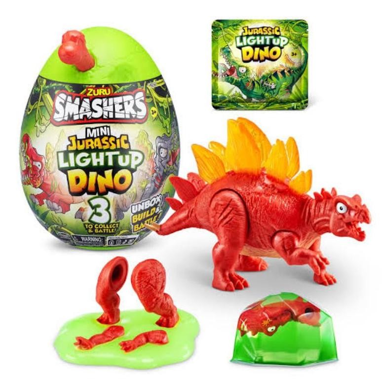 Zuru Smashers Mini Jurassic Light Up Dino Egg Surprise