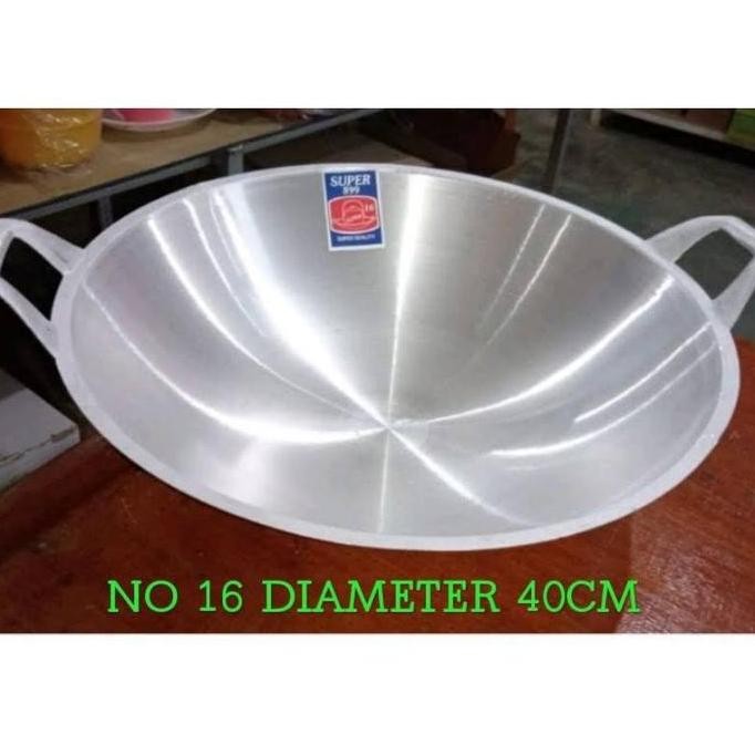 Wajan Kuali Penggorengan Aluminium Super Wajan Tebal