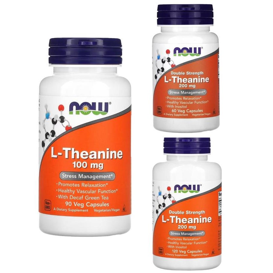 Now Foods L-Theanine 100 Mg / 200 Mg _Peoni