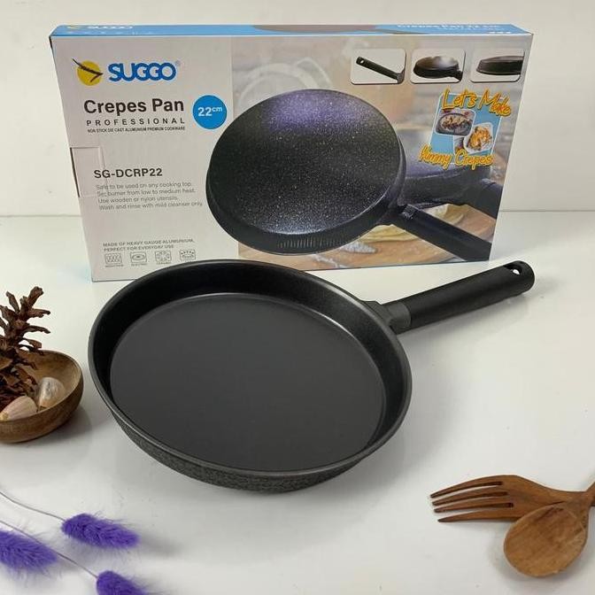 Suggo Crepes Maker 22Cm Wajan Kwalik Cetakan Kulit Risoles Leker