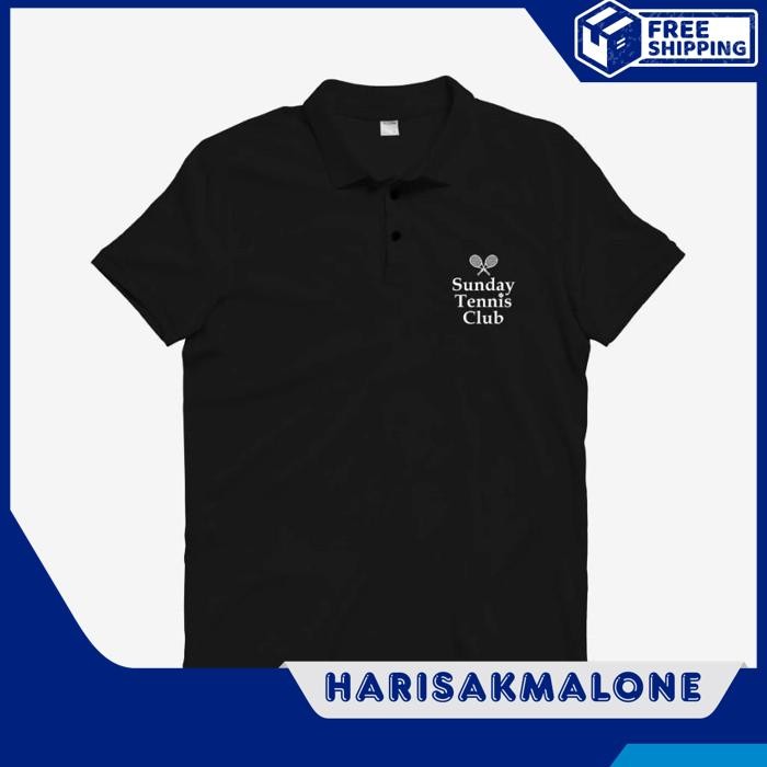 GRATIS ONGKIR KAOS POLO SHIRT TSHIRT BAJU KERAH DISTRO TENIS SUNDAY TENNIS KLUB OLAHRAGA POLOS CUSTO