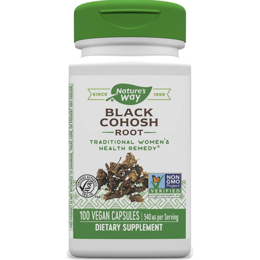 Nature'S Way Black Cohosh Root 540 Mg 100 Vegan Capsules _Peoni