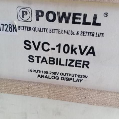 stavol/stabilizer 10kva 10.000wat Powell/stavol Powell 10kva original