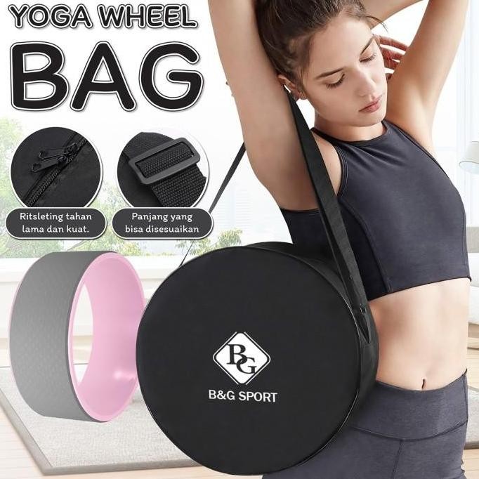 BG SPORT Yoga Wheel I Roller Yoga Plates + Tas