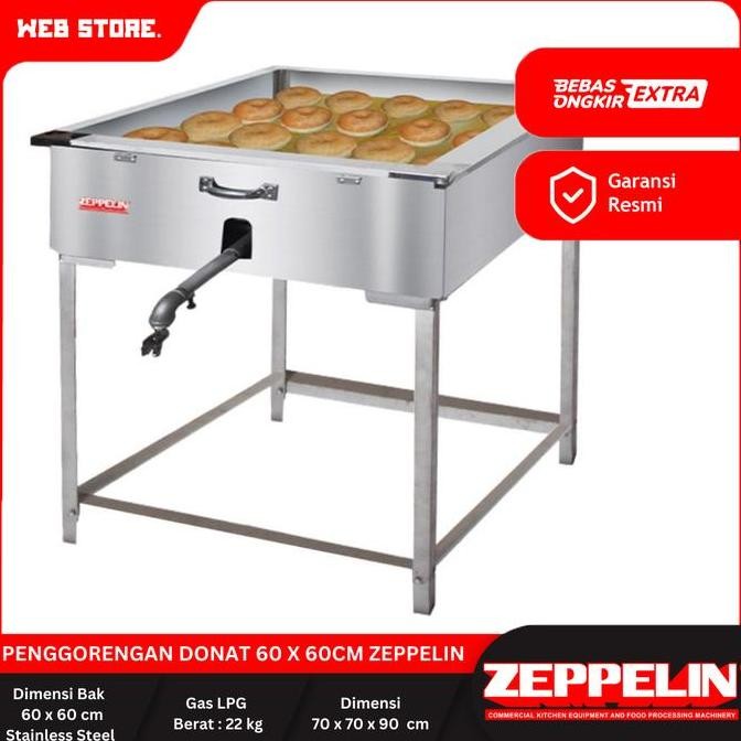 BELLYARD Penggorengan Donat Stainless Steel Zeppelin