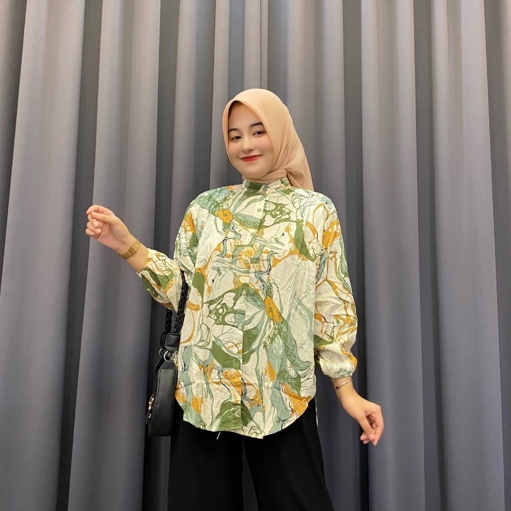 Kuke Kemeja Rayon Diamond By Raysha Galery | Rekomendasi Outfit Kekinian Fe24