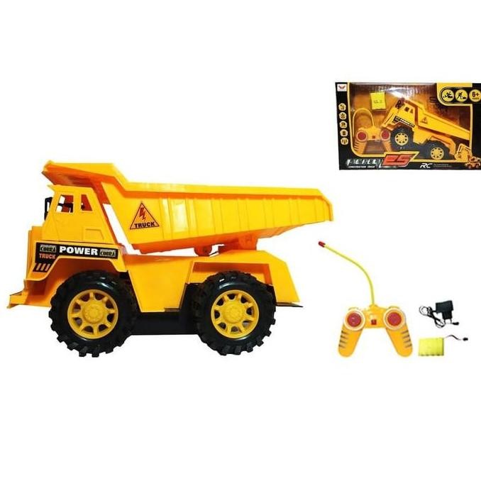 Mobil Dump Truck Remote Control - Rc Car Dump Truck - Mainan Truck
