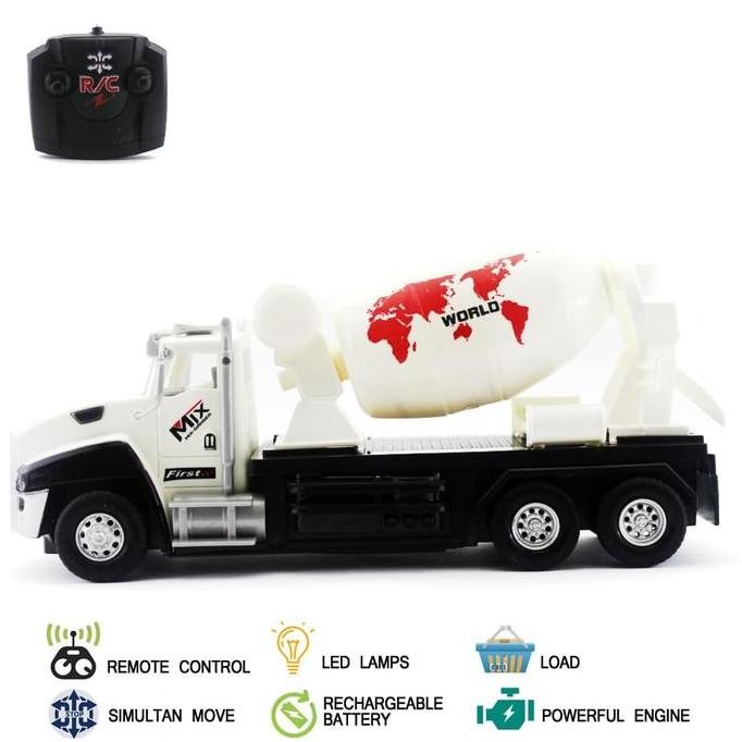 Mainan Mobil Remote Control RC Max Truk Semen Molen