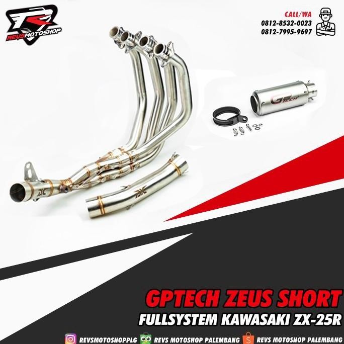KNALPOT GPTECH FULLSYTEM KAWASAKI ZX25R