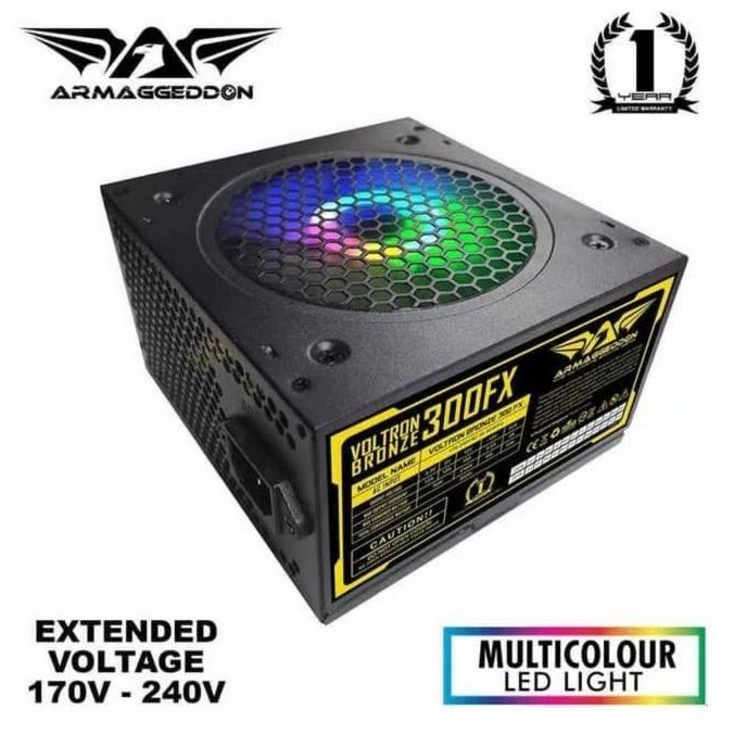 Powersupply Armageddon Bronze 300Fx 80+ Psu 600 Watt 80 Plus