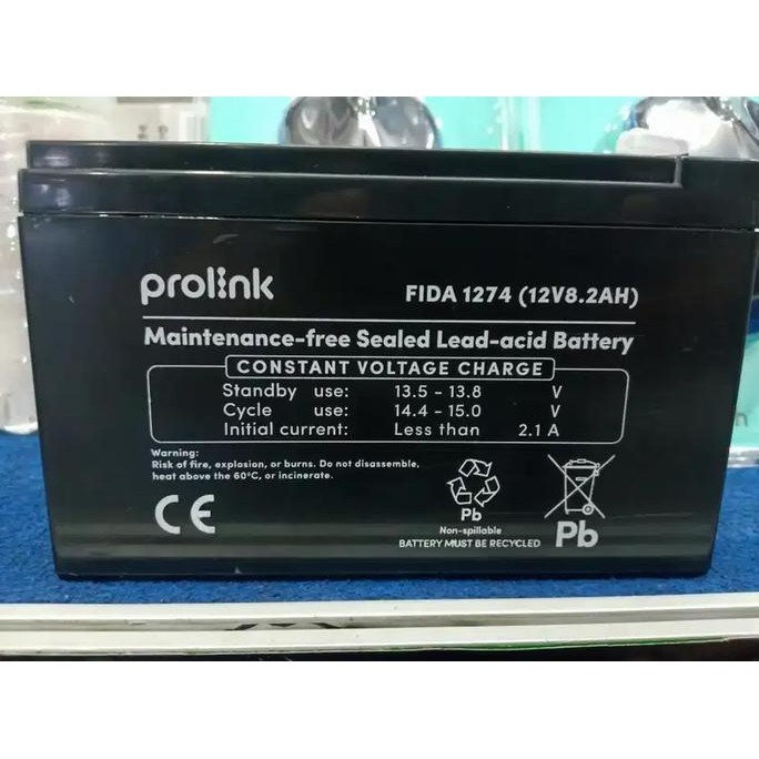 Baterai Ups Prolink 12V/8.2Ah/Ups/Vrla Bateray 12V 8.2Ah