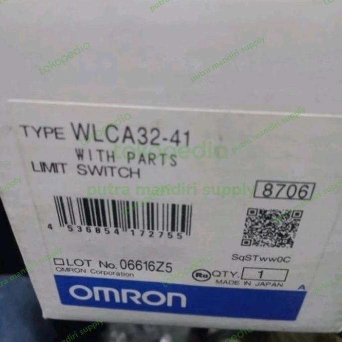 Limit Switch Wlca 32-41 Original Omron Hemat