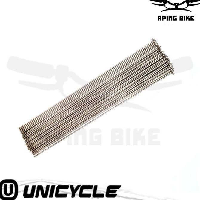 Jari Jari Unicycle Sepeda 26" 14G X 262Mm Chrome Stainless Ruji Spokes