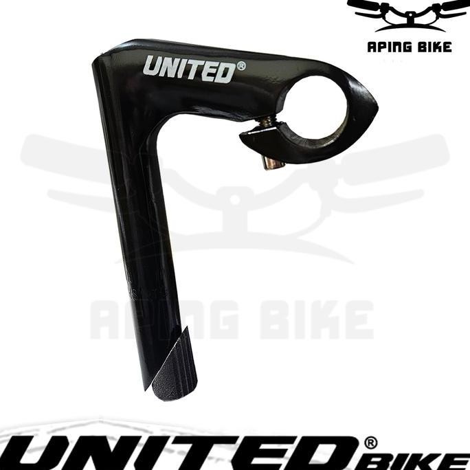 Stem Balap United St-2003 Alloy 22.2 Mm Tiang Stang Sepeda Fixie Vintage Mini Balap