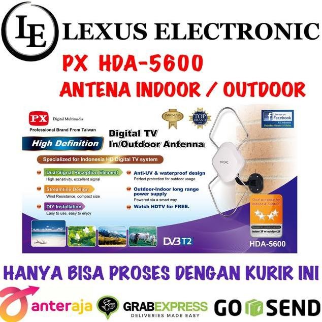 Px Antena Indoor Outdoor Antena Tv Dital Hda5600