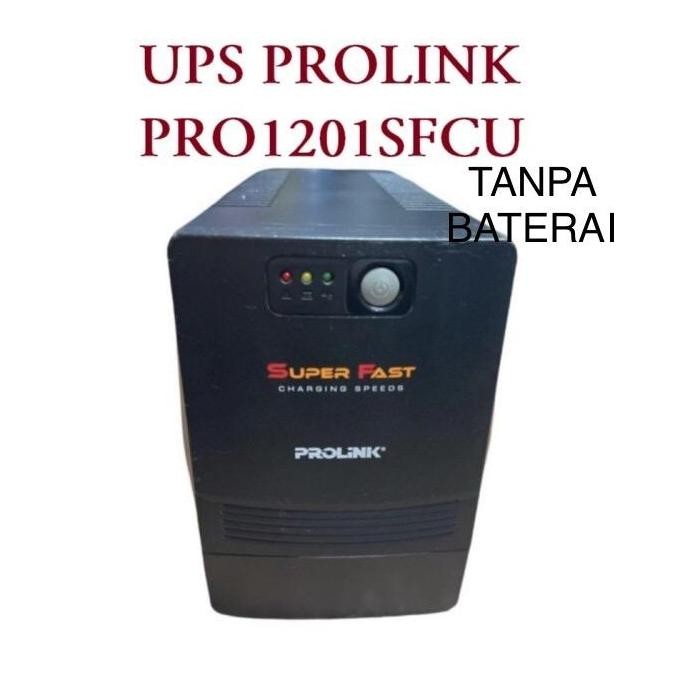 UPS PROLINK 1200 PRO 1200 VA SV SFU SFCU UNIT UPS SAJA TANPA BATERAI Murah